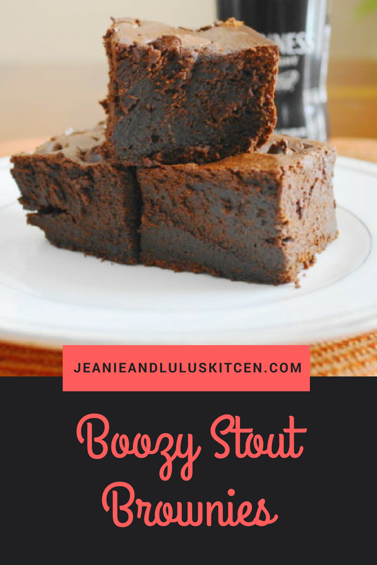 Boozy Stout Brownies