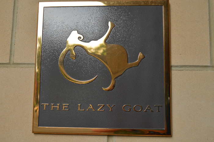 I love the logo of The Lazy Goat. 