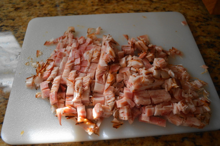 Mmmm, pancetta. Also known as the Italian Stallion of bacon. 