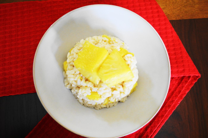 Creamy Pineapple Risotto