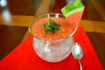 Watermelon Peach Gazpacho