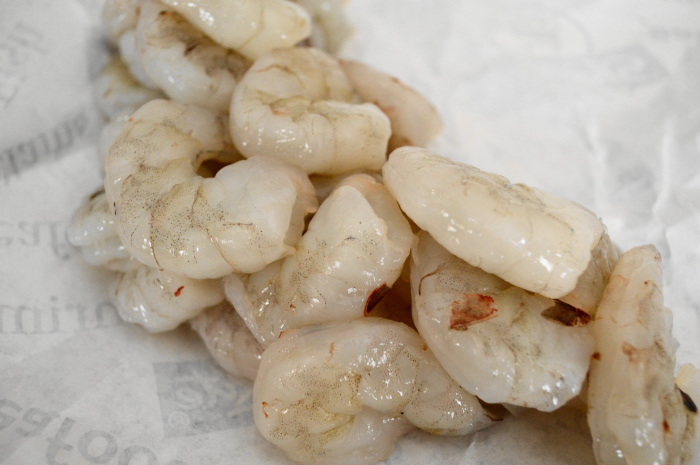 The star of shrimp fried rice. Succulent, glorious shrimp. 