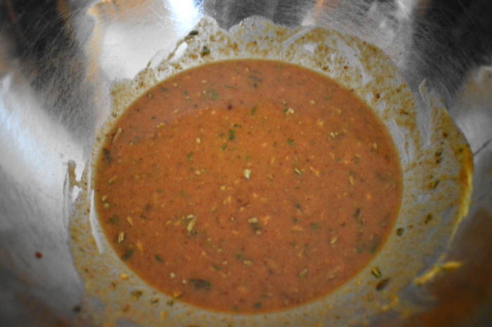 This was such an aromatic marinade with great color for the spicy honey mustard chicken!