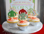 Ugly Sweater Eggnog Cupcakes