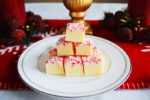 White Chocolate Peppermint Fudge