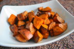 Parmesan Balsamic Roasted Sweet Potatoes