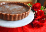 Champagne Rose Chocolate Tart