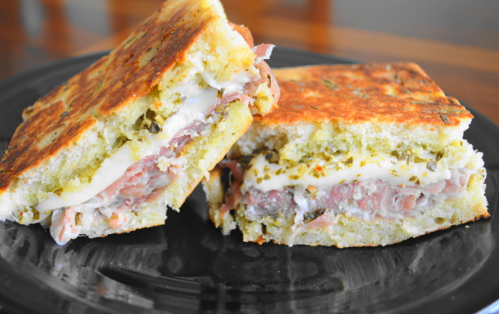 Focaccia Grilled Cheese