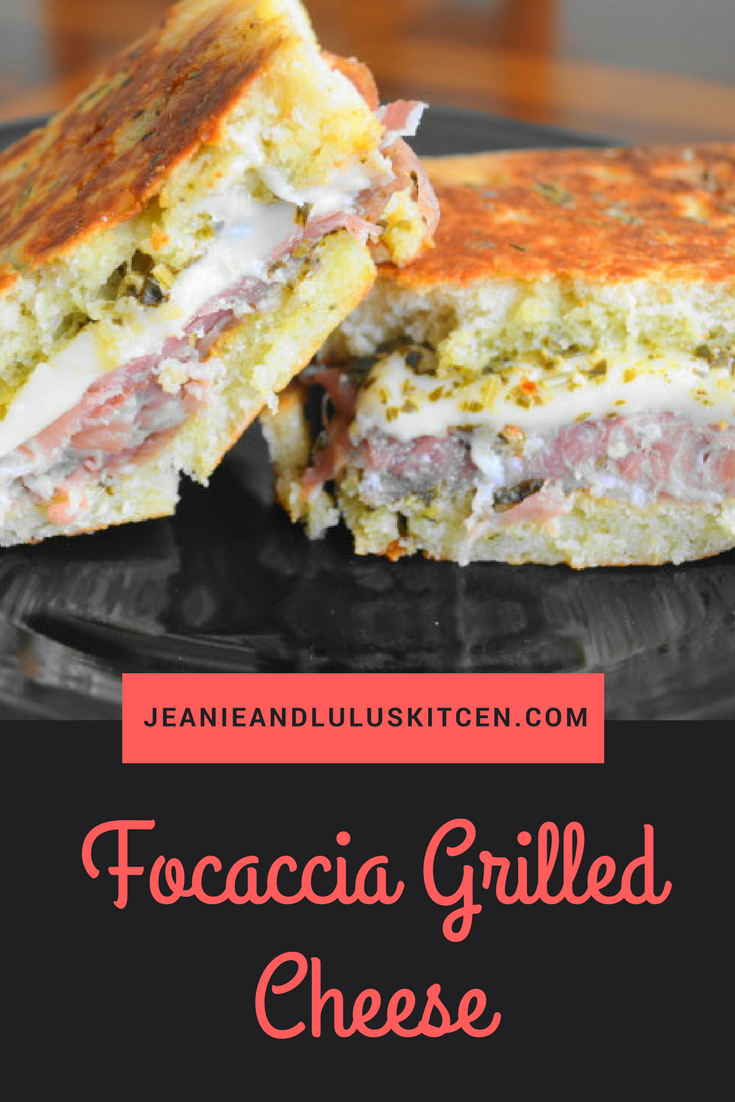 Focaccia Grilled Cheese