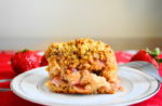 Strawberries & Cream Crumb Cake