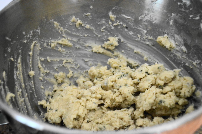 I love how easy the shortbread dough is for the parmesan basil crackers! 