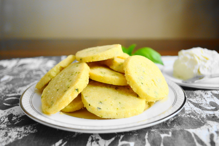 Parmesan Basil Crackers