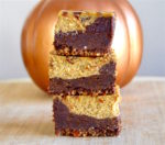 Pretzel Crusted Pumpkin Cheesecake Brownies