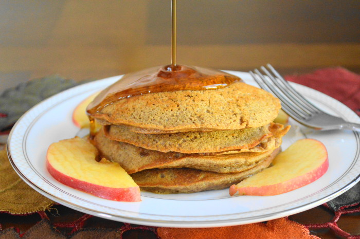 Spiced Apple Sauce Pancakes