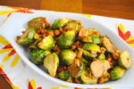 Asian Cashew Roasted Brussel Sprouts