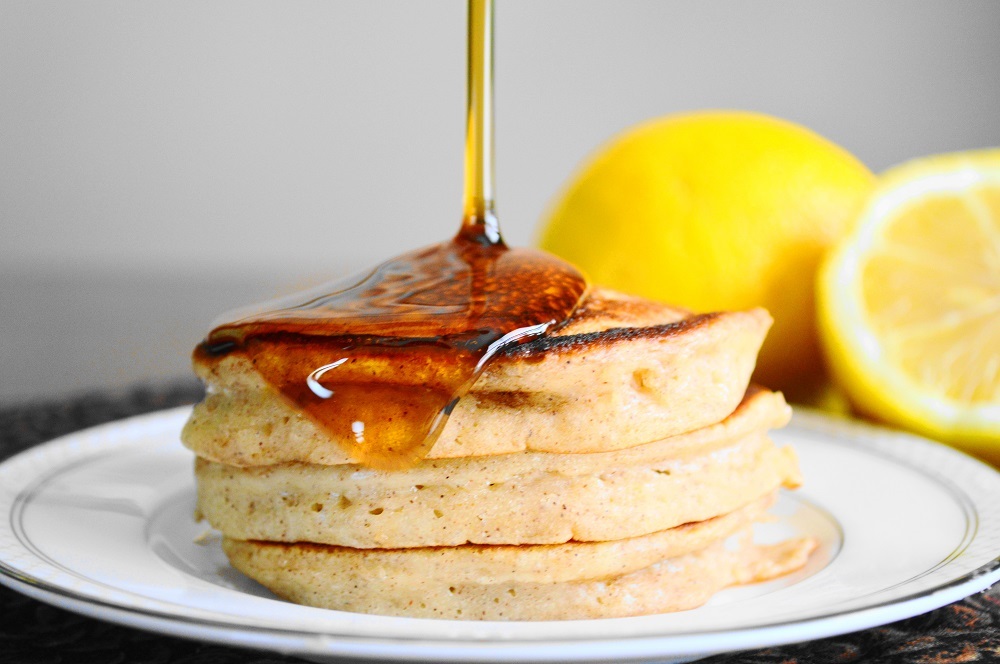 Lemon Yogurt Pancakes