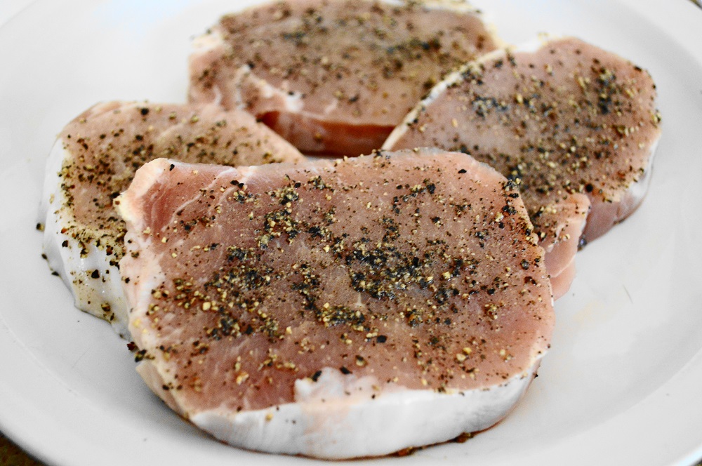 Pork Chops au Poivre