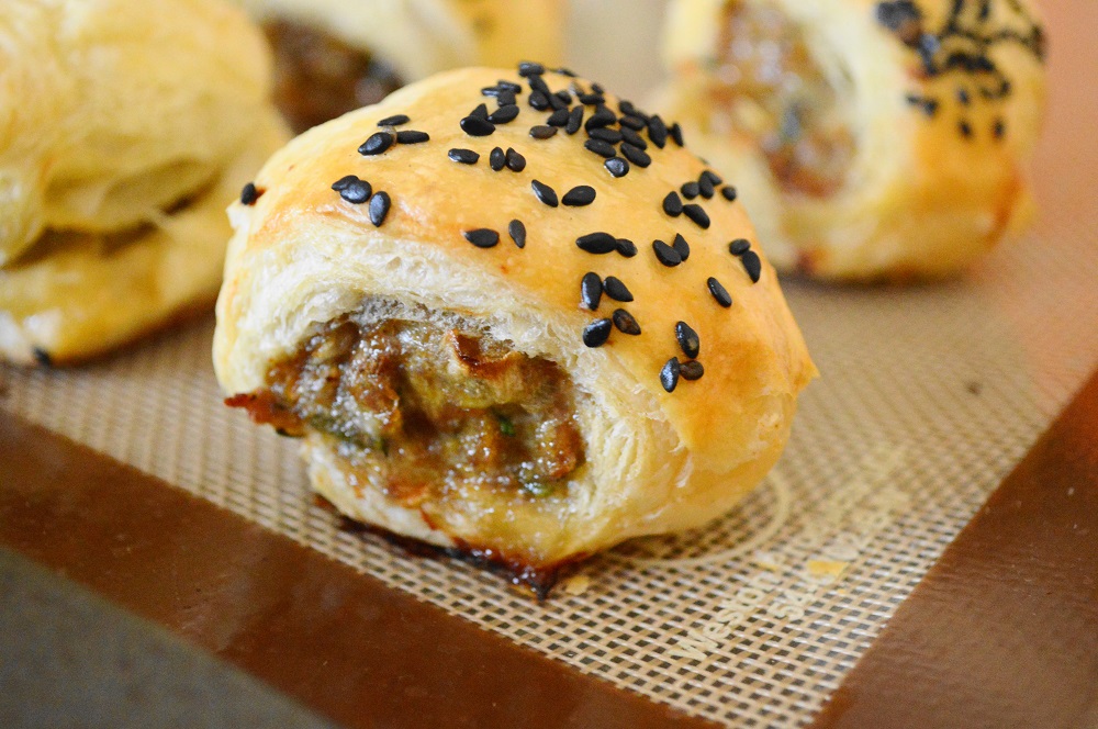 When they came out of the oven, oh my goodness were they glorious. The puff pastry was so golden and flaky. The filling smelled incredible. 