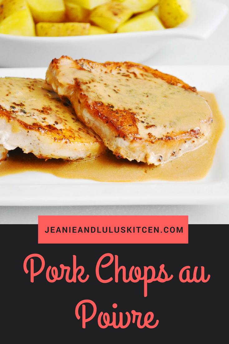 Pork Chops au Poivre