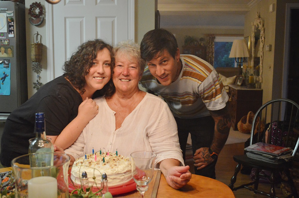 D'aww, mama and sibling love. We all sang (badly) to the birthday girl and had her make a wish. Then I could finally dig into that lemon coconut cake! Oh my goodness, it was perfection. The cake was delicate with the smooth and tangy lemon curd and rich buttercream. It was a hit! Hope you all enjoy this treat as much as my family did. xoxo