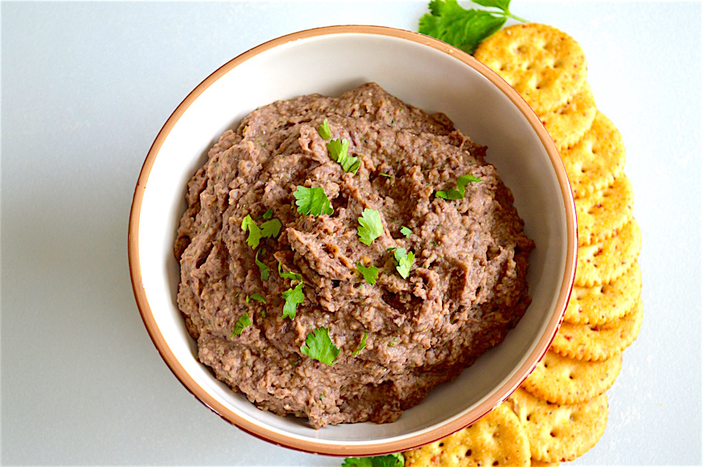 Roasted Eggplant Black Bean Dip