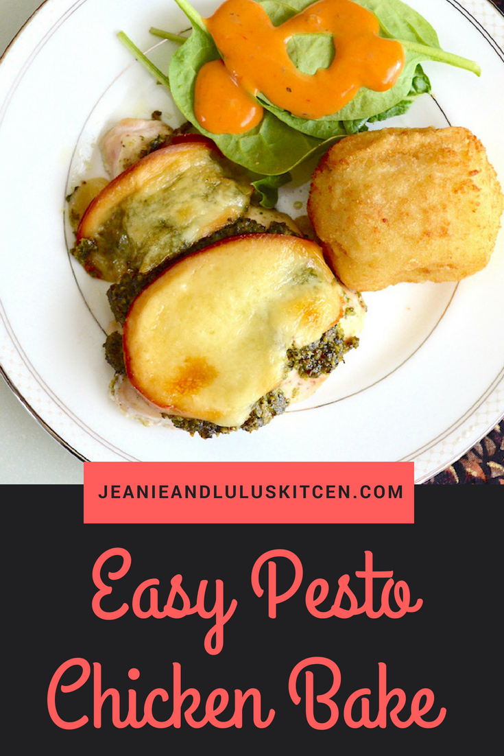 Easy Pesto Chicken Bake