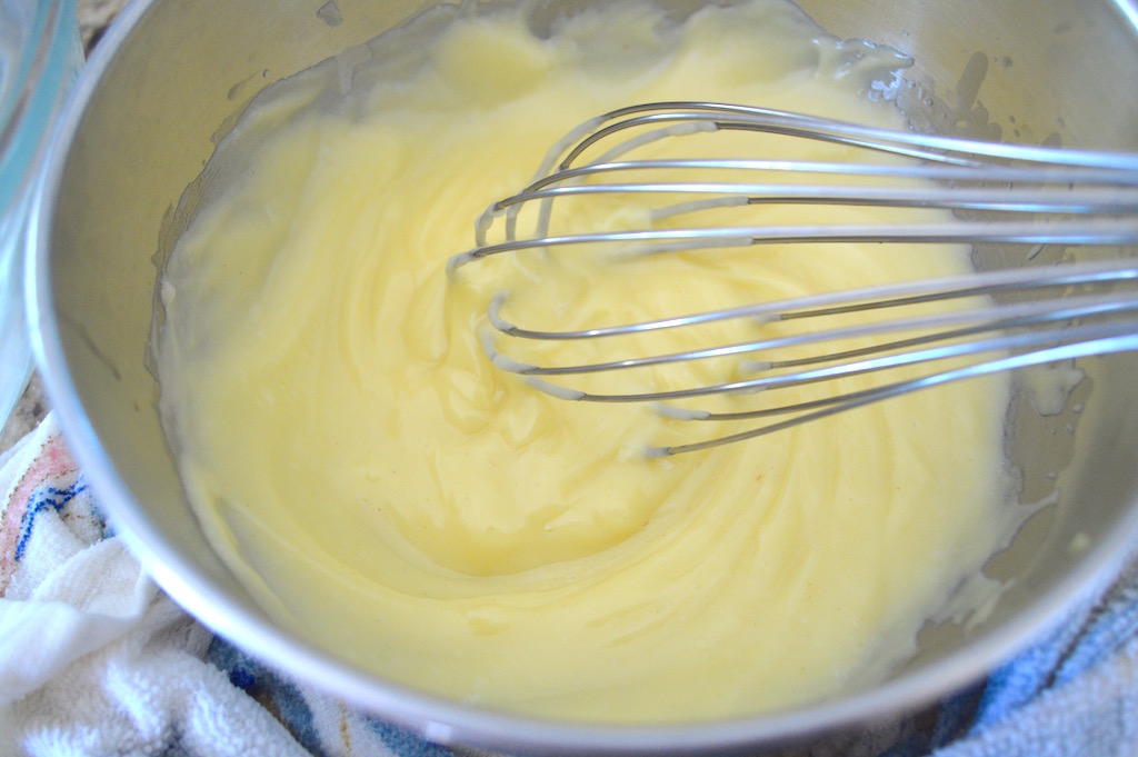 Making an easy homemade mayo really gave the curry chicken salad sandwiches that extra special something. All I did was whisk mustard, vinegar and an egg yolk together. Then I kept whisking while I slowly poured in canola oil. Wrapping the bowl in a cold wet towel helped the mayo come together gorgeously. It was so creamy and amazing on its own! 