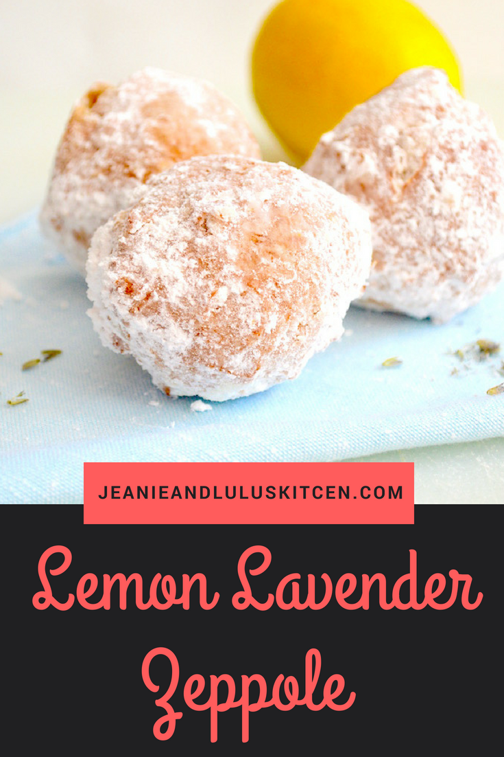 Lemon Lavender Zeppole