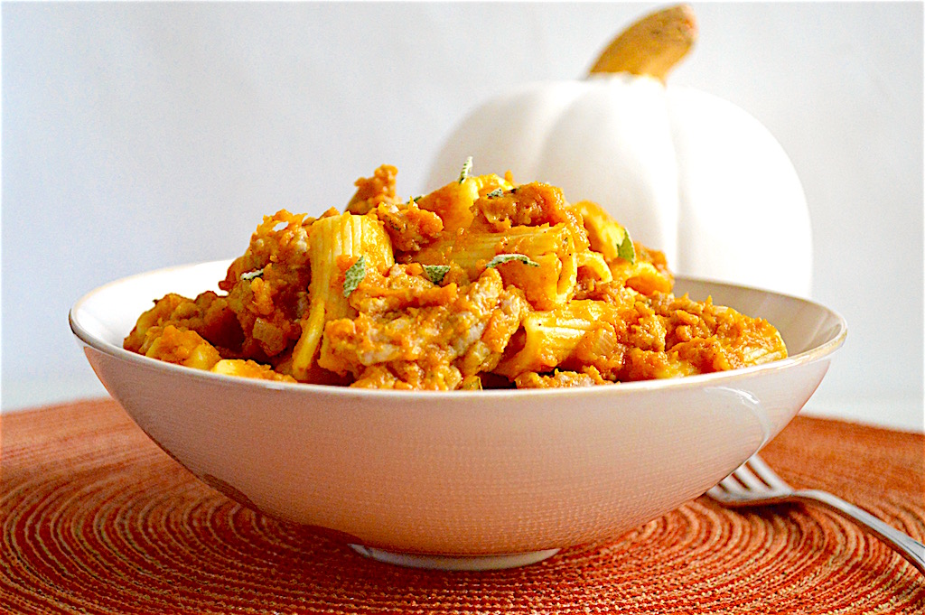 Pumpkin Sausage Rigatoni