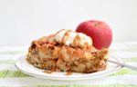 Apple Cheddar Bread Pudding Pie