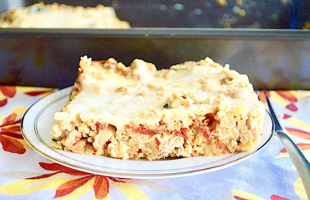 Chicken Quinoa Casserole - Jeanie and Lulu's Kitchen