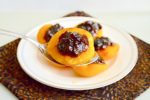 Peach Halves with Mincemeat