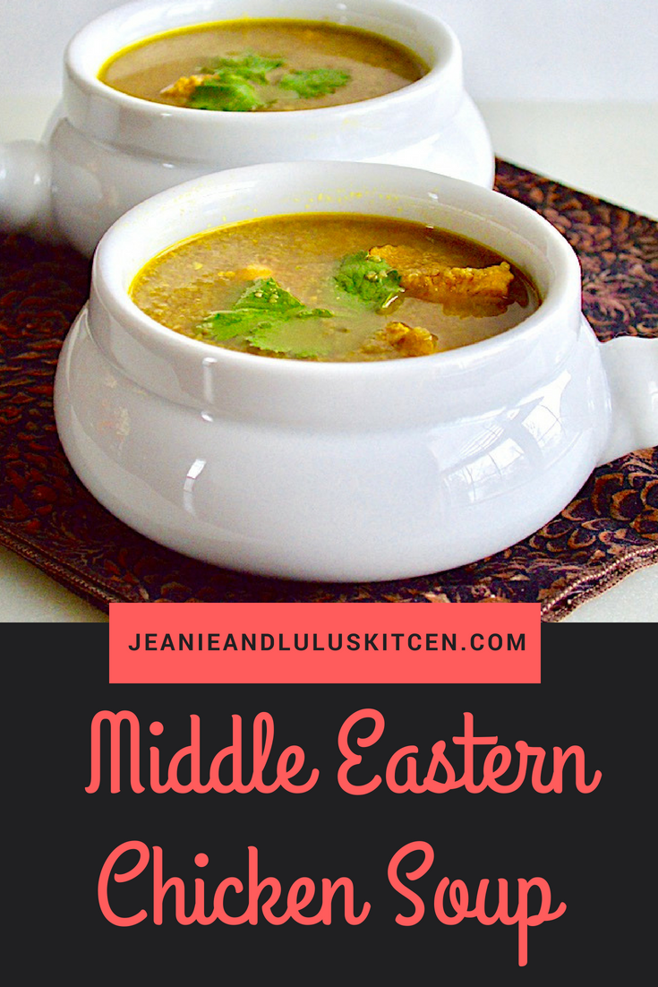 Hearty Middle Eastern Chicken Soup