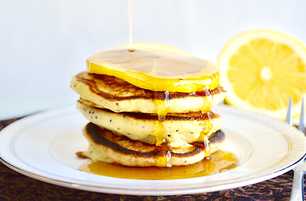 Lemon Poppy Seed Pancakes