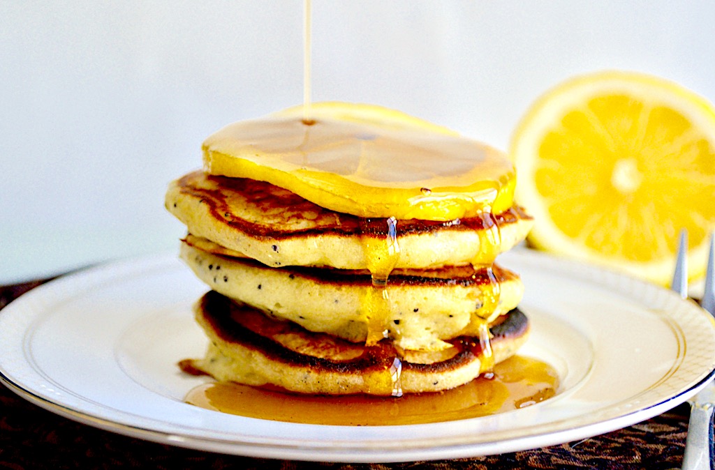 Lemon Poppy Seed Pancakes