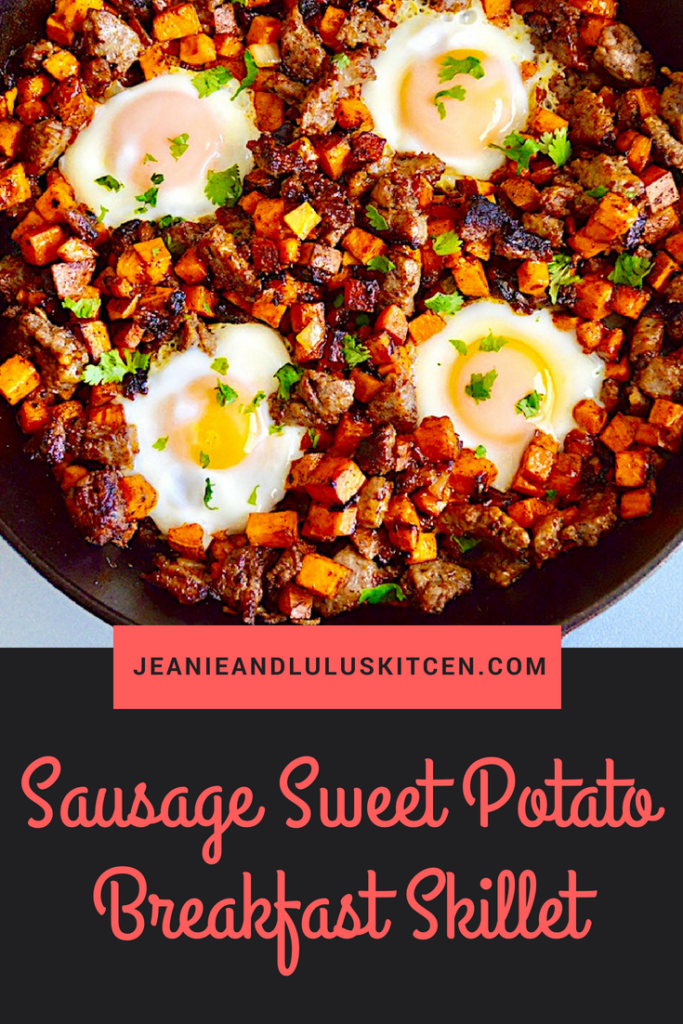 Sausage Sweet Potato Breakfast Skillet – Jeanie and Lulu's Kitchen