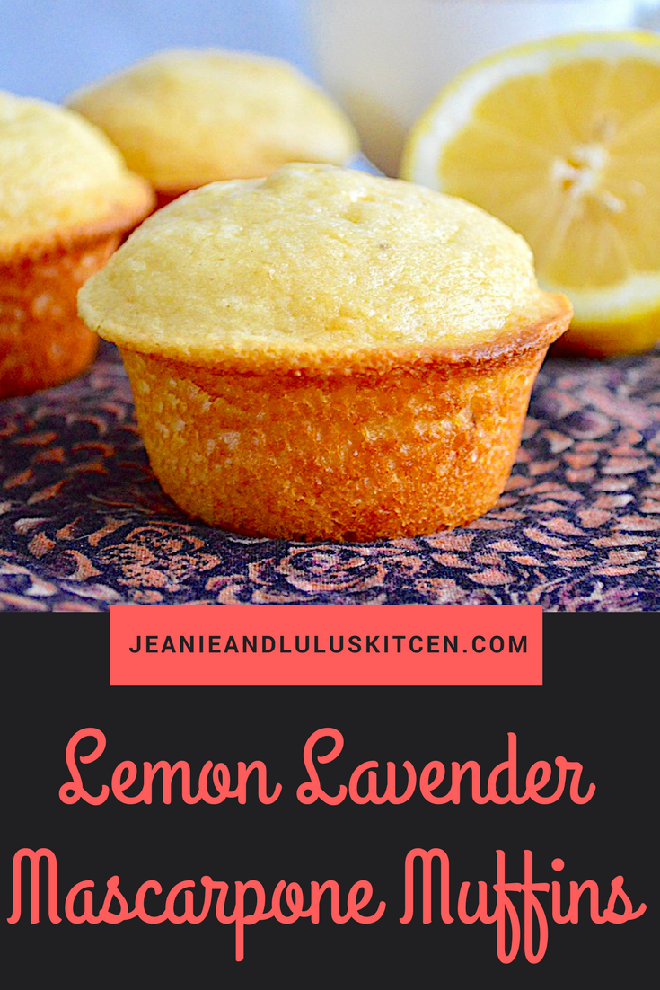 Lemon Lavender Mascarpone Muffins