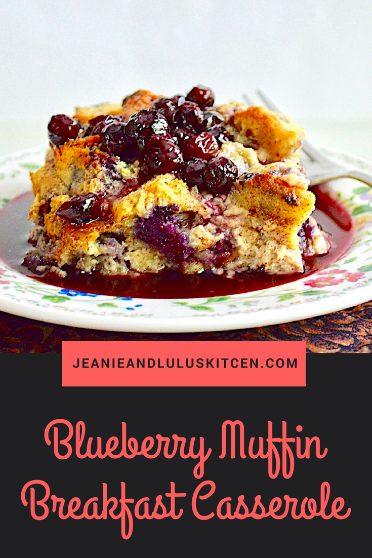 Blueberry Muffin Breakfast Casserole