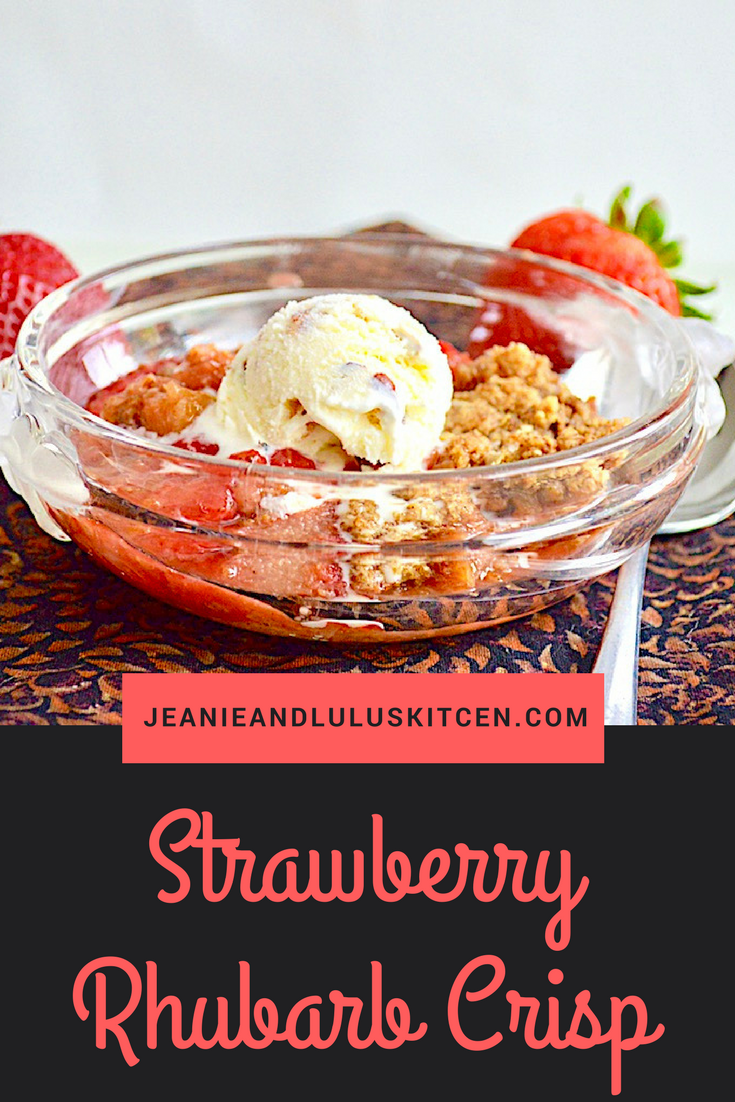 Strawberry Rhubarb Crisp