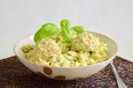 Turkey Meatballs with Zucchini Pesto Pasta