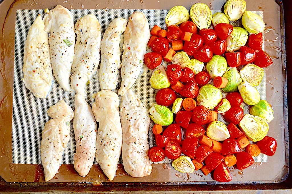 Sheet Pan Lemon Balsamic Chicken and Veggies