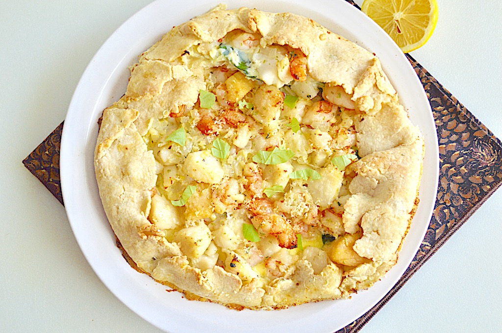 Rustic Shellfish Galette