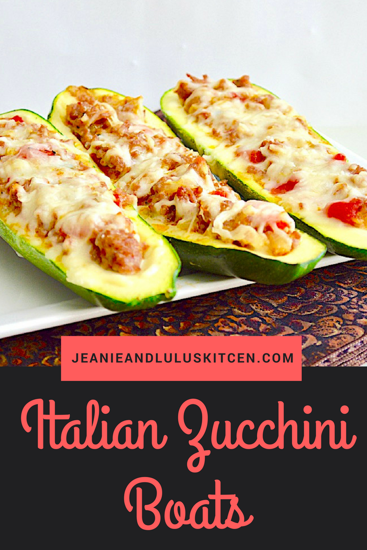 Italian Zucchini Boats