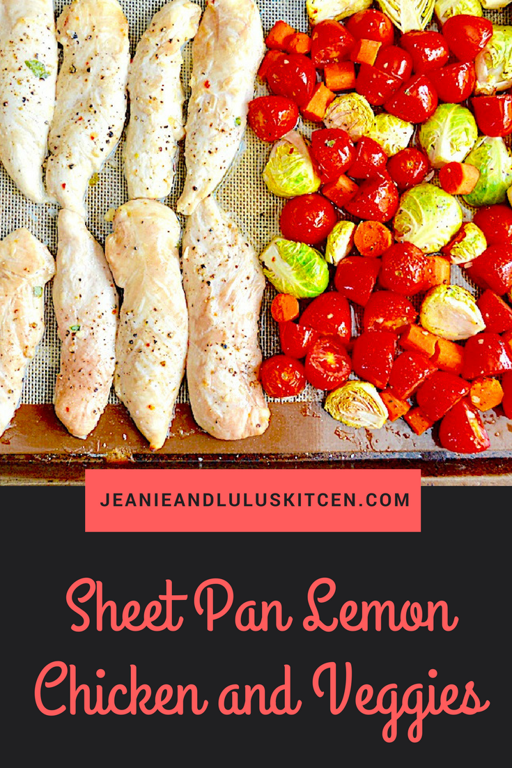 Sheet Pan Lemon Balsamic Chicken and Veggies