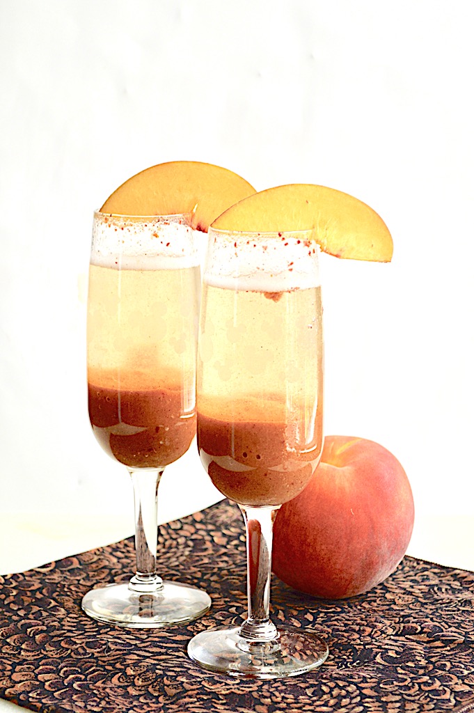 Peach Bellini - Jeanie and Lulu's Kitchen