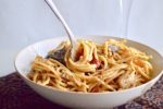 Creamy Tuscan Chicken Spaghetti