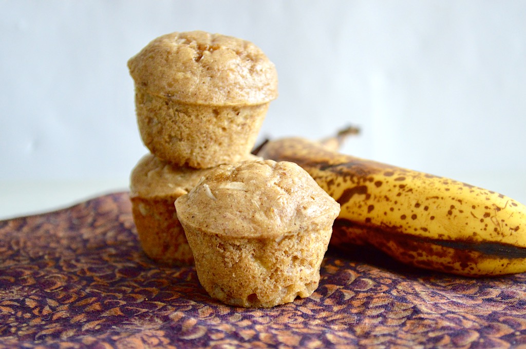 Banana Coconut Mini Muffins