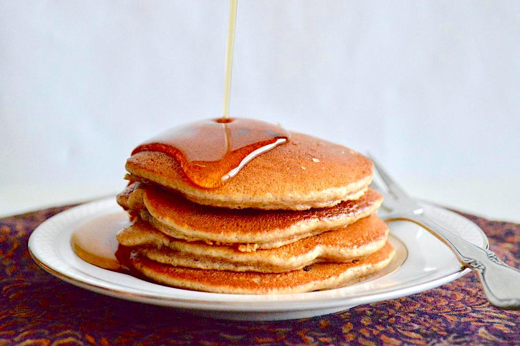 Chocolate Chip Almond Pancakes