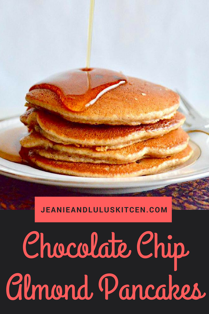 Chocolate Chip Almond Pancakes