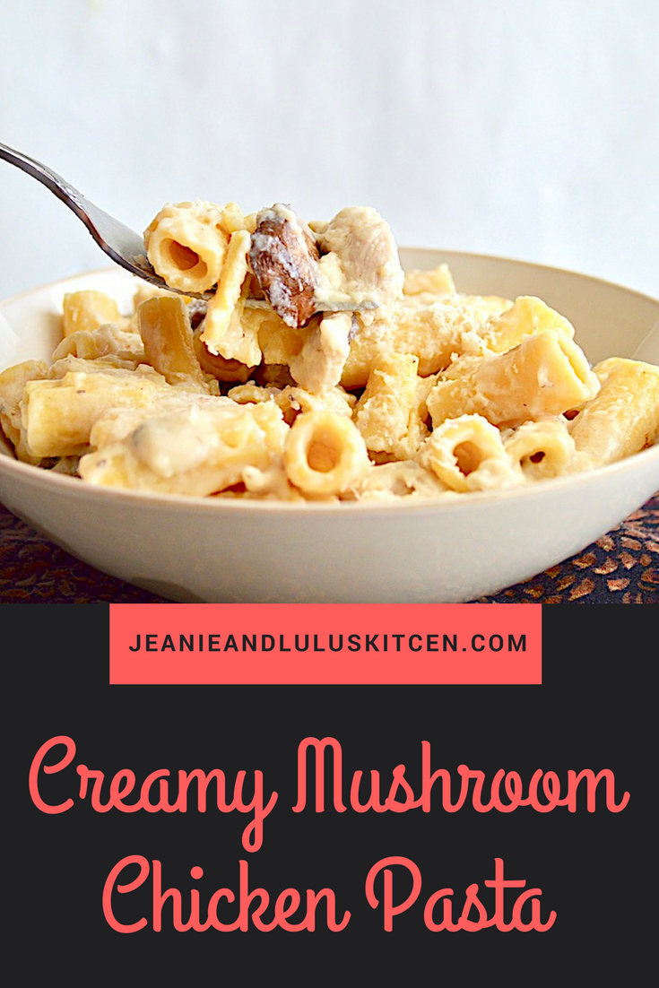 Creamy Mushroom Chicken Pasta